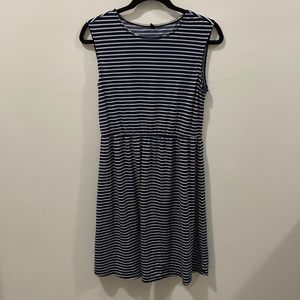 UNIQLO Striped Sleeveless Lightweight Dress